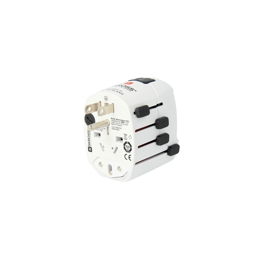 SKROSS - Cestovný adaptér univerzálny 6,3A