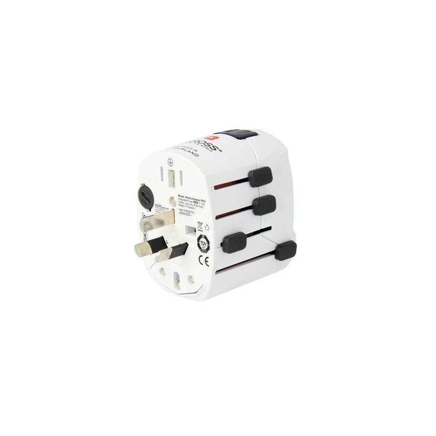 SKROSS - Cestovný adaptér univerzálny 6,3A