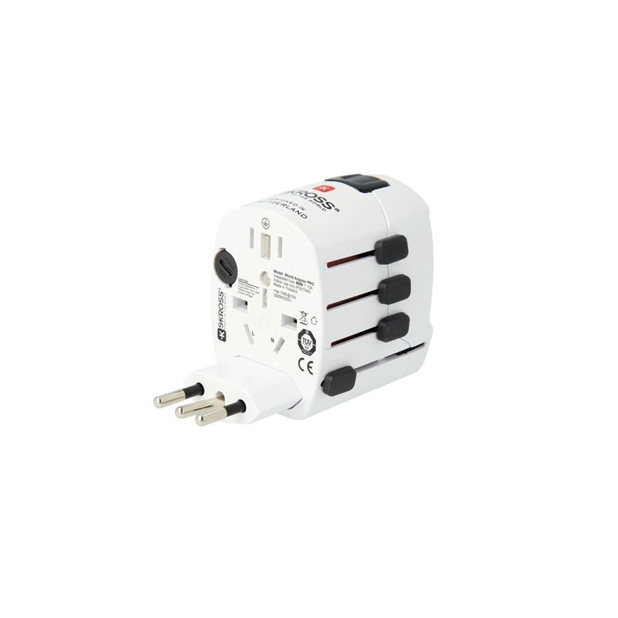 SKROSS - Cestovný adaptér univerzálny 6,3A