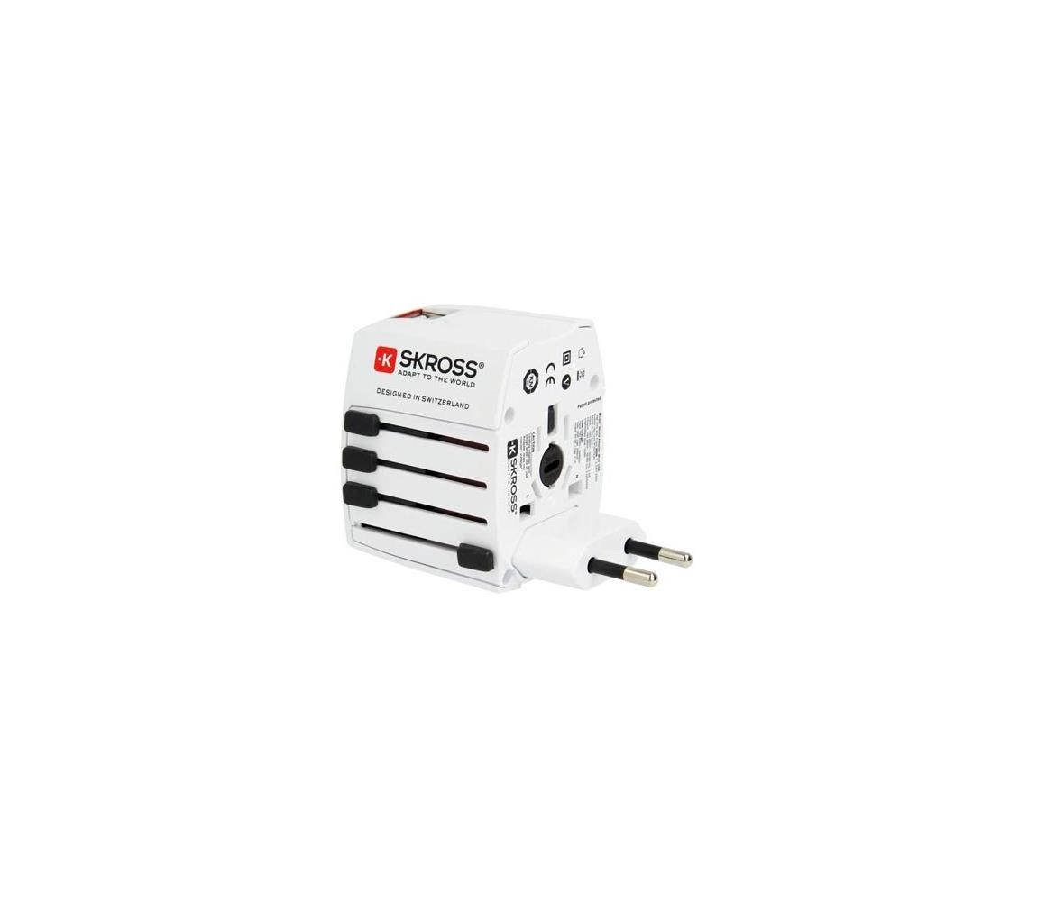 SKROSS PA48PD65 - Cestovný adaptér MUV USB AC65PD USB A+C 65W PA48PD65