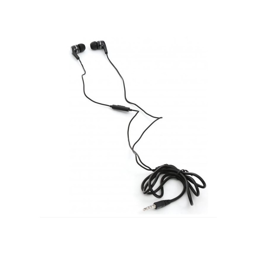 Slúchadlá FIESTA MIC MINI JACK 3,5mm čierna