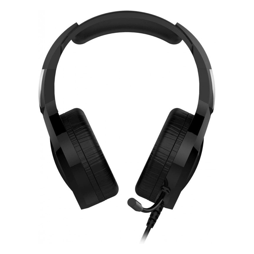 Slúchadlá s mikrofónom VARR GAMING RGB USB čierna