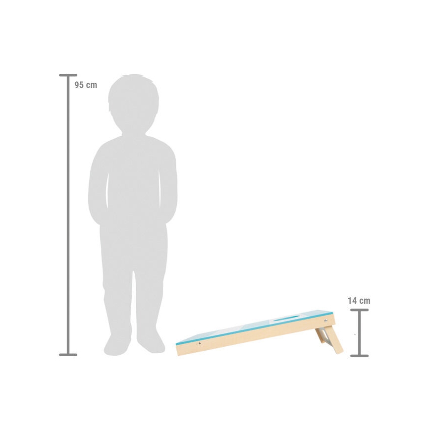 Small Foot - Hra 2v1 cornhole a stolný hokej Active