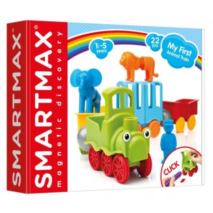 Smartmax - Magnetická stavebnica Môj prvý vláčik 22 ks