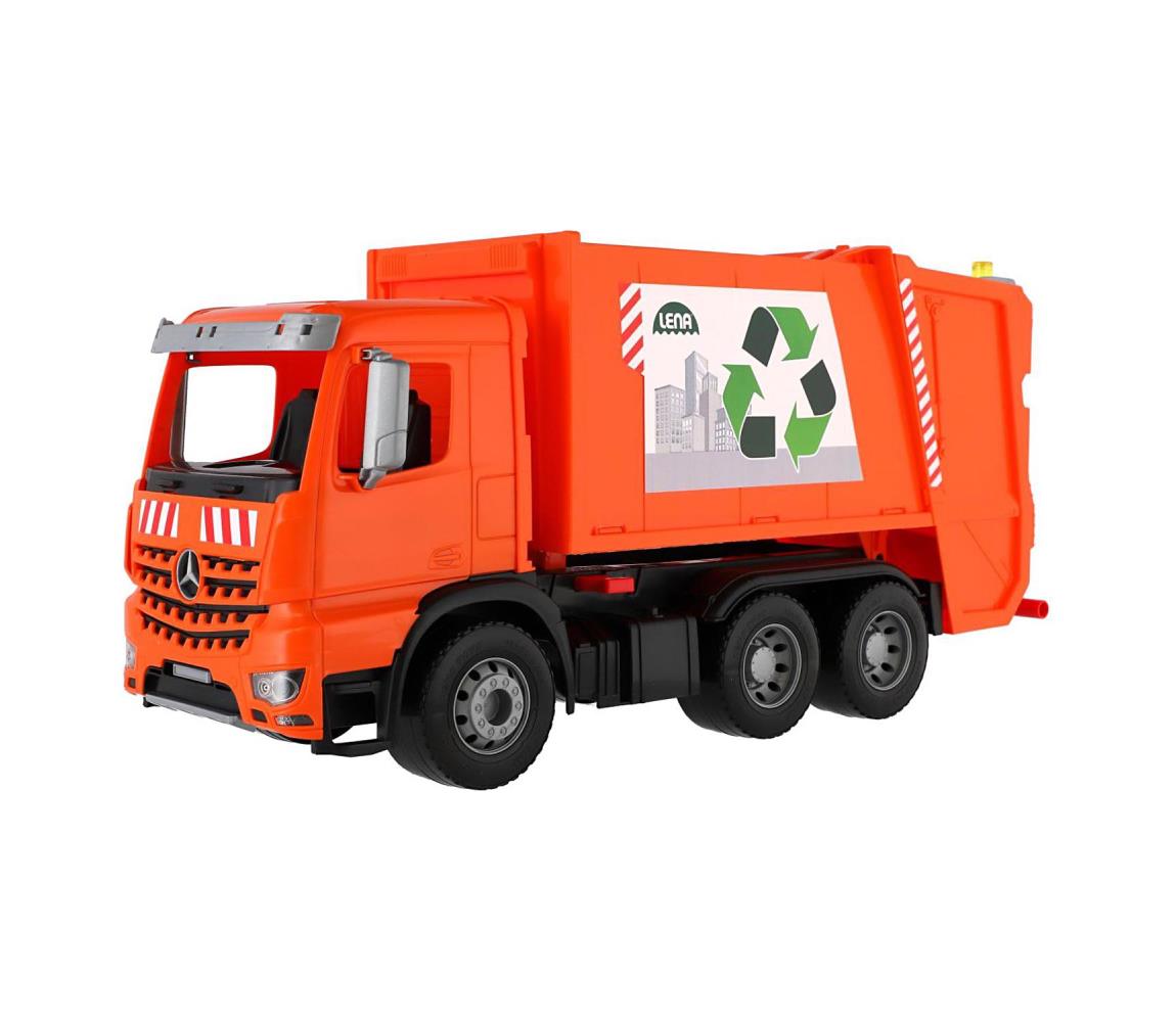 Lena Smieťarské auto Mercedes WORXX 53 cm oranžové 43004614