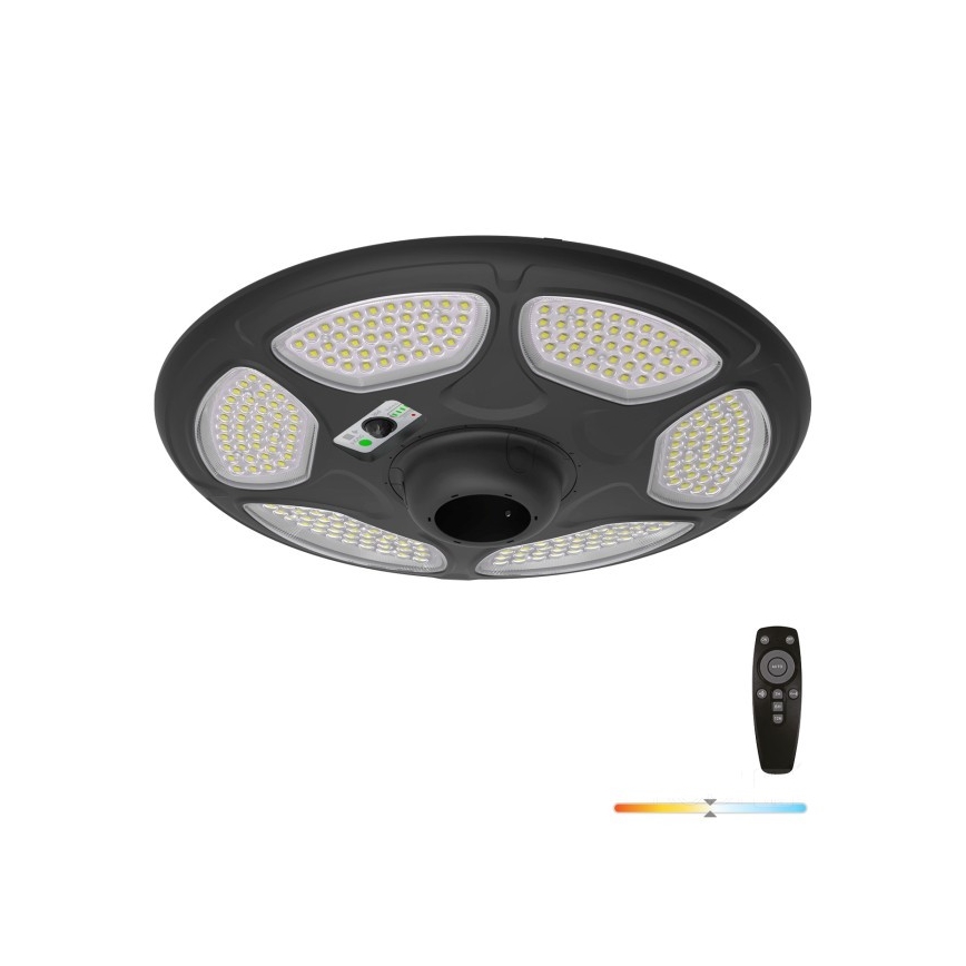 Solárna pouličná lampa so senzorom SOLSUMI LED/25W/3,2V IP54 25000 mAh + diaľkové ovládanie