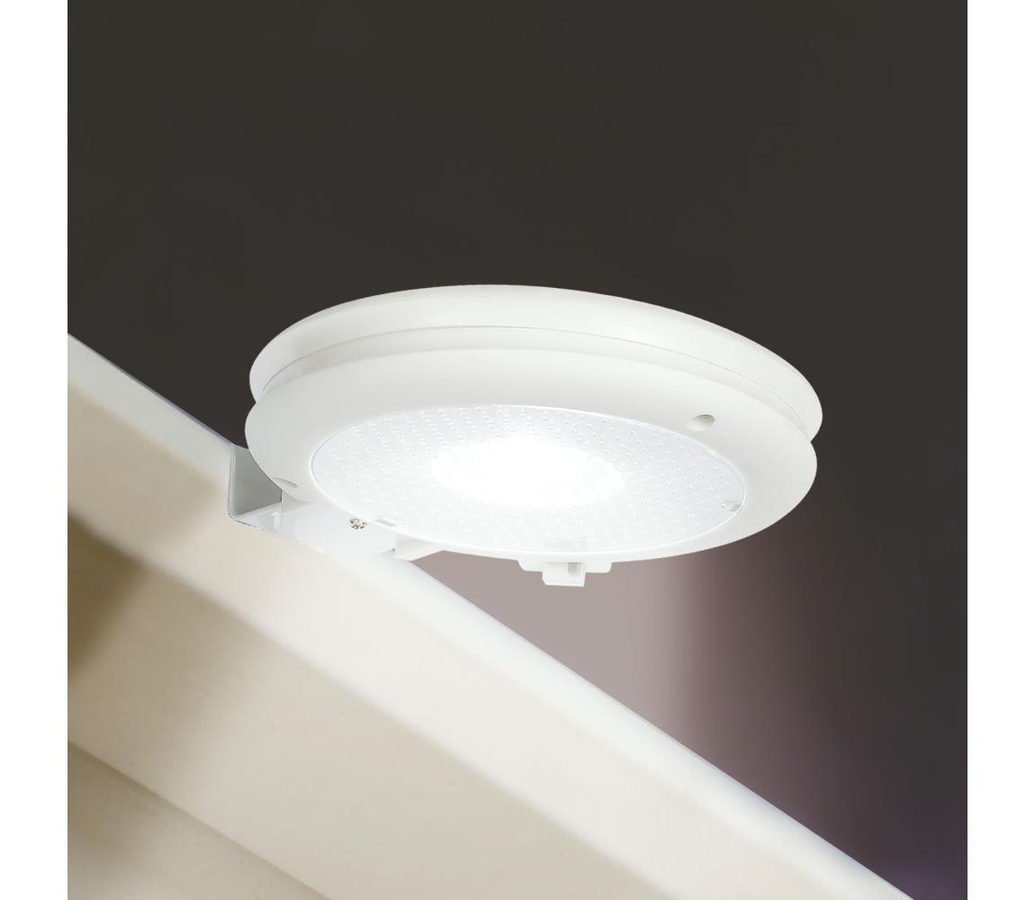 Solárne nástenné LED svietidlo LED/1,2V 1000 mAh IP44 biele 11444