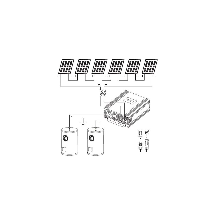 Solárny menič pre ohrievanie vody ECO Solar Boost Evo MPPT-4000 4kW PRO