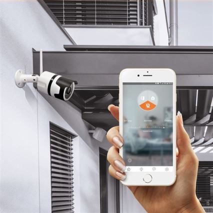 LED Vonkajšia IP kamera 36xLED/12V/1A IP66, adaptér