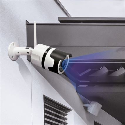 LED Vonkajšia IP kamera 36xLED/12V/1A IP66, adaptér