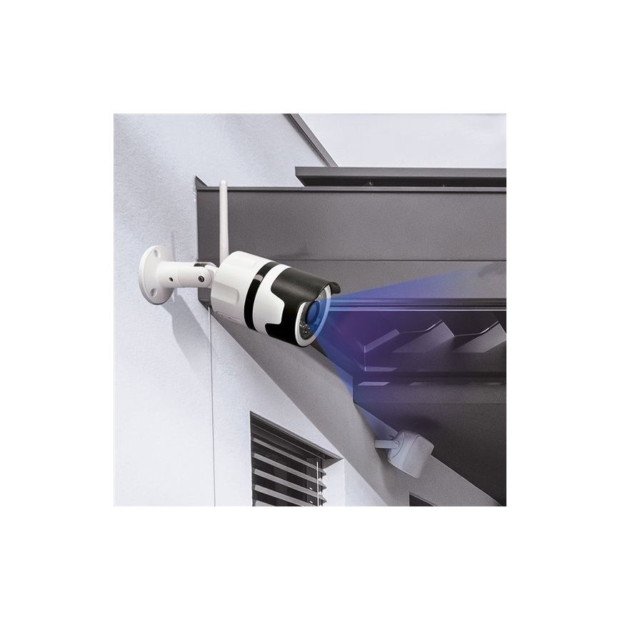 LED Vonkajšia IP kamera 36xLED/12V/1A IP66, adaptér