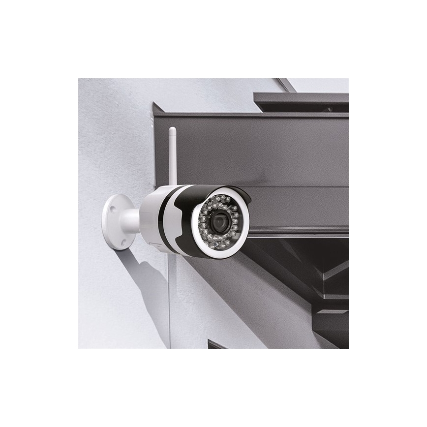 LED Vonkajšia IP kamera 36xLED/12V/1A IP66, adaptér