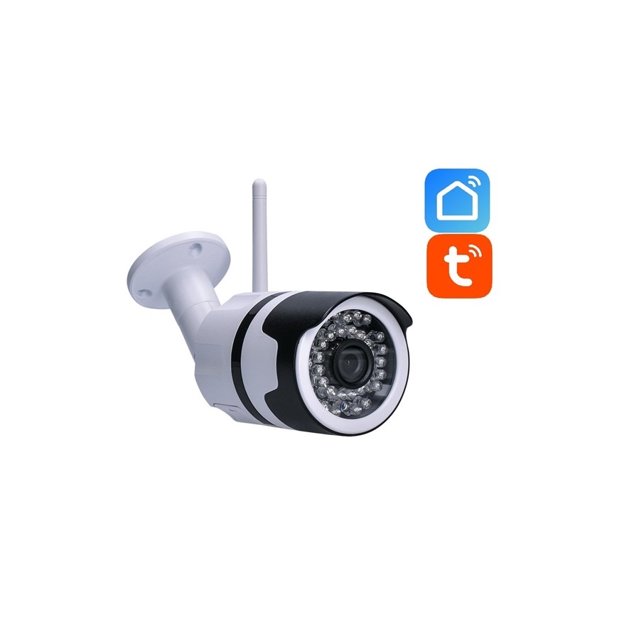 Vonkajšia IP kamera so senzorom 12V/FULL HD IP65 Wi-Fi Tuya