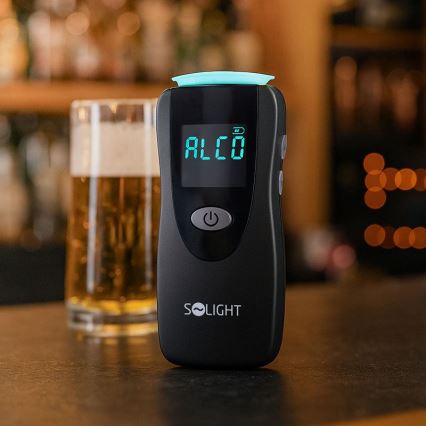Bezkontaktný alkotester 3xAA