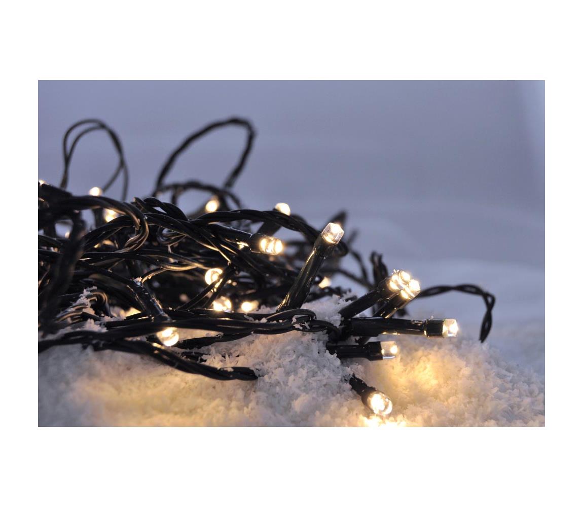 1V05-WW- LED Vonkajší  reťaz 500xLED/8 funkcií IP44 55m teplá biela 1V05-WW