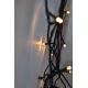 LED Vonkajšia vianočná reťaz 200xLED/8 funkcií 15m IP44 teplá biela