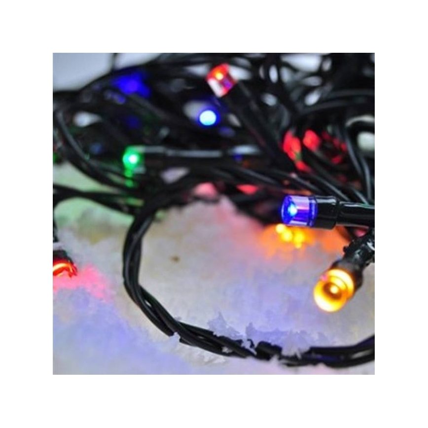 LED Vonkajšia vianočná reťaz 100xLED/8 funkcií 13m IP44 multicolor