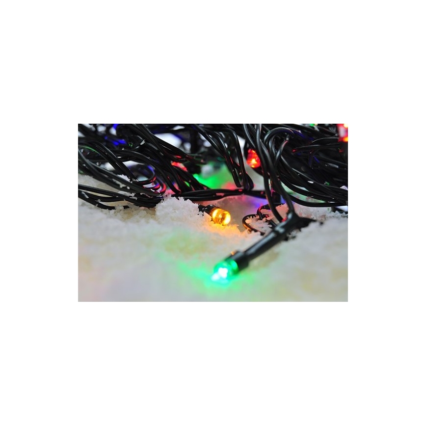 LED Vonkajšia vianočná reťaz 100xLED/8 funkcií 13m IP44 multicolor