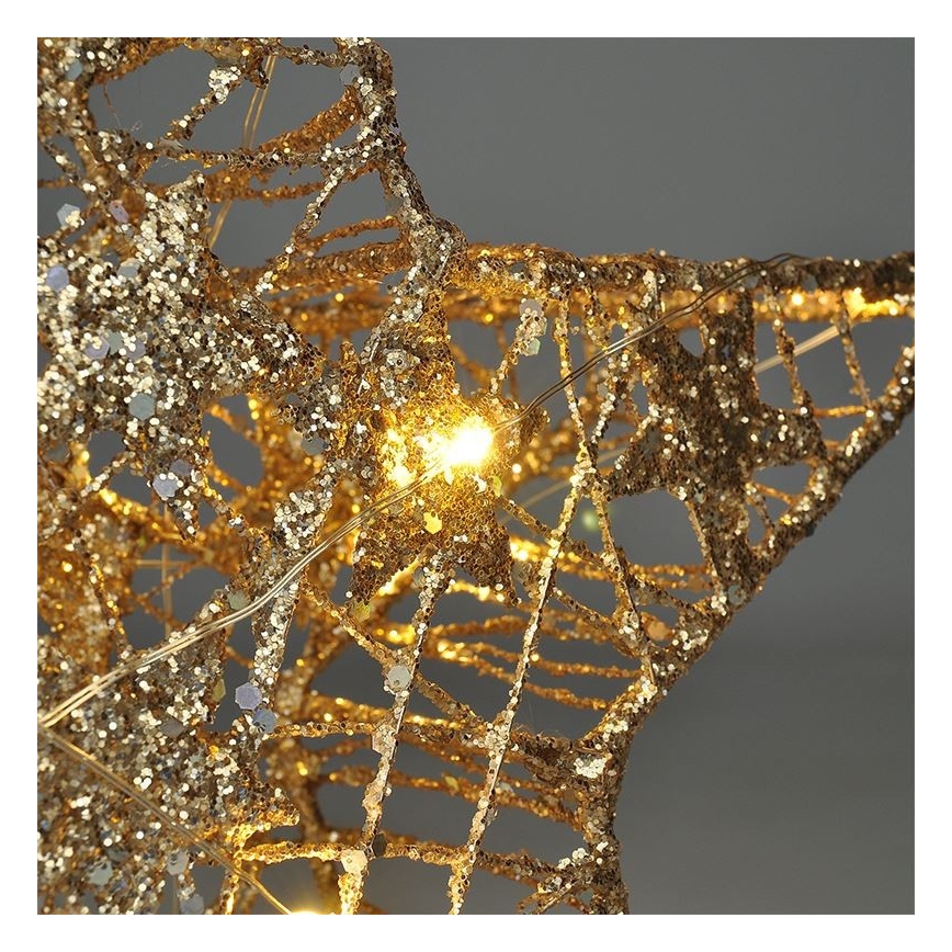 LED Vianočná dekorácia 14xLED/2xAA hviezda