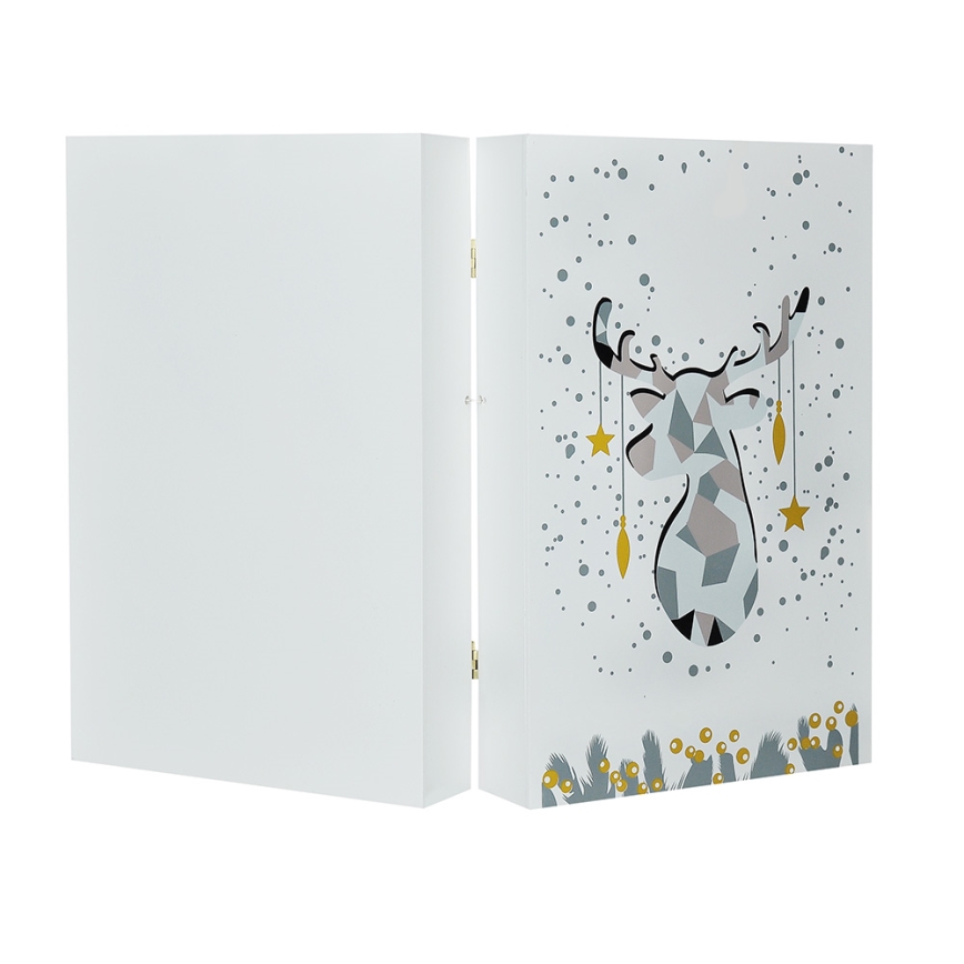LED Adventný kalendár LED/2xAAA