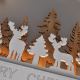 LED Vianočná dekorácia LED/2xAA les s jeleňmi