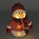 LED Vianočná dekorácia LED/3xAA snehuliak