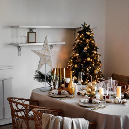 LED Vianočná dekorácia LED/3xAA hviezda