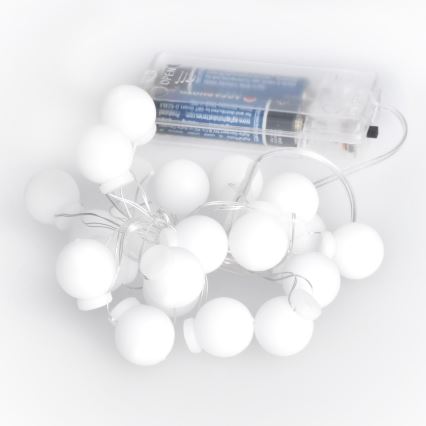 LED Vianočná reťaz 20xLED/2xAA 2,3 m multicolor
