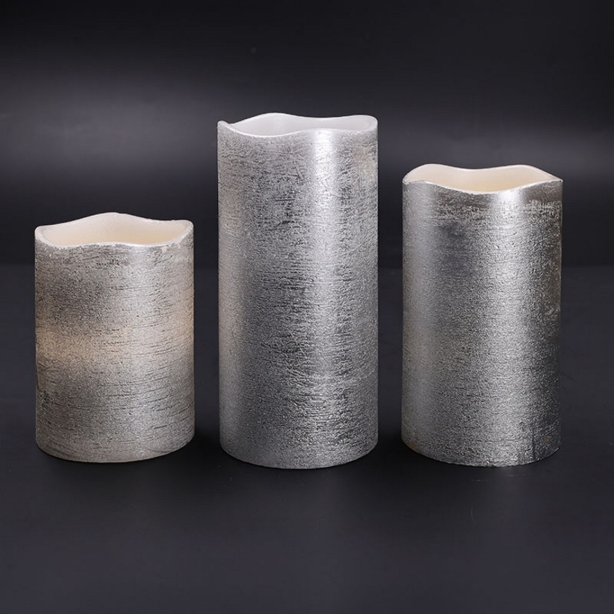 SADA 3x LED sviečky LED/3xAAA teplá biela