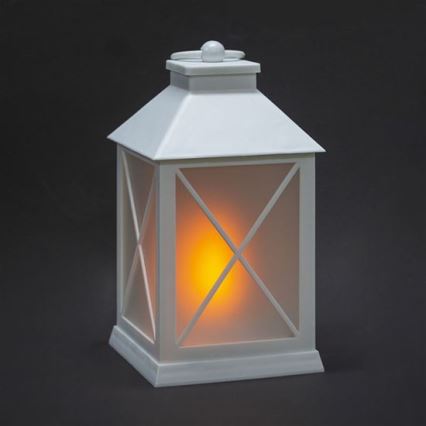 LED Vianočná lucerna LED/2xAA teplá biela