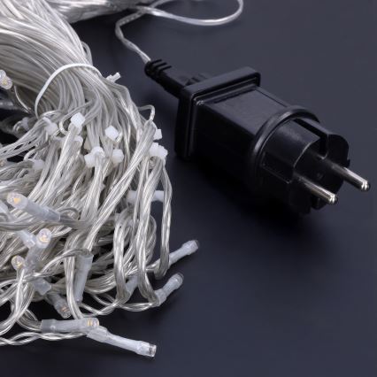 LED vonkajší záves 360×LED/8 funkcií 15 m IP44 teplá biela