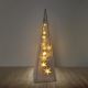 LED Vianočná dekorácia 3D stromček 1xLED/3xAA