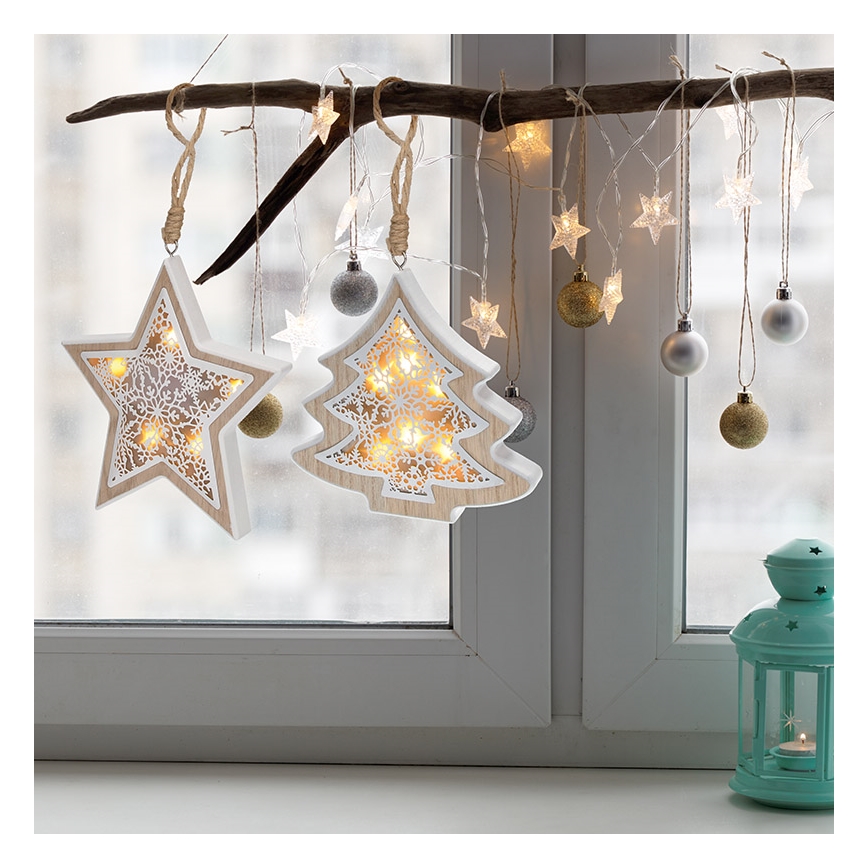 LED Vianočná dekorácia 6xLED/2xAAA