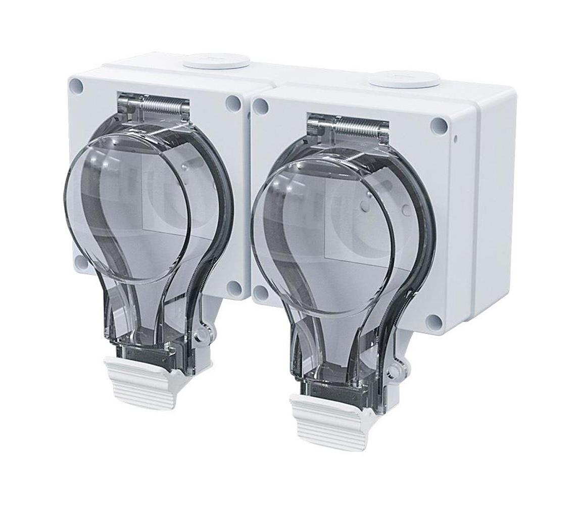 5B352 - Dvojitá zásuvka do vlhkého prostredia 230V/16A IP66 5B352
