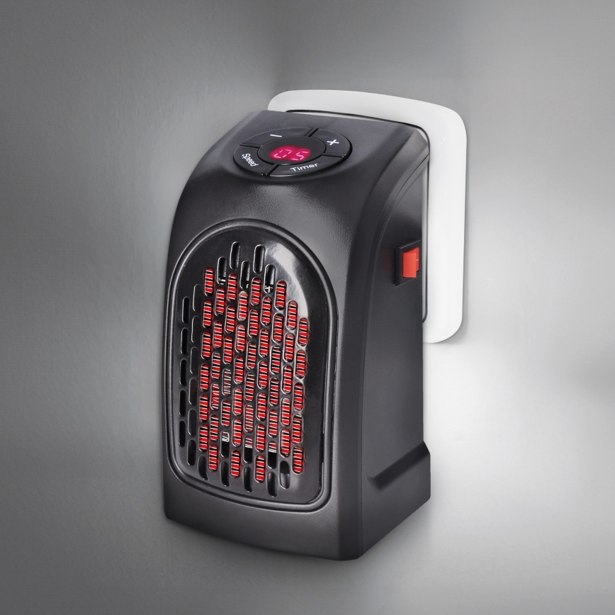 Mini ventilátor s keramickým výhrevným telesom do zásuvky 350W/230V