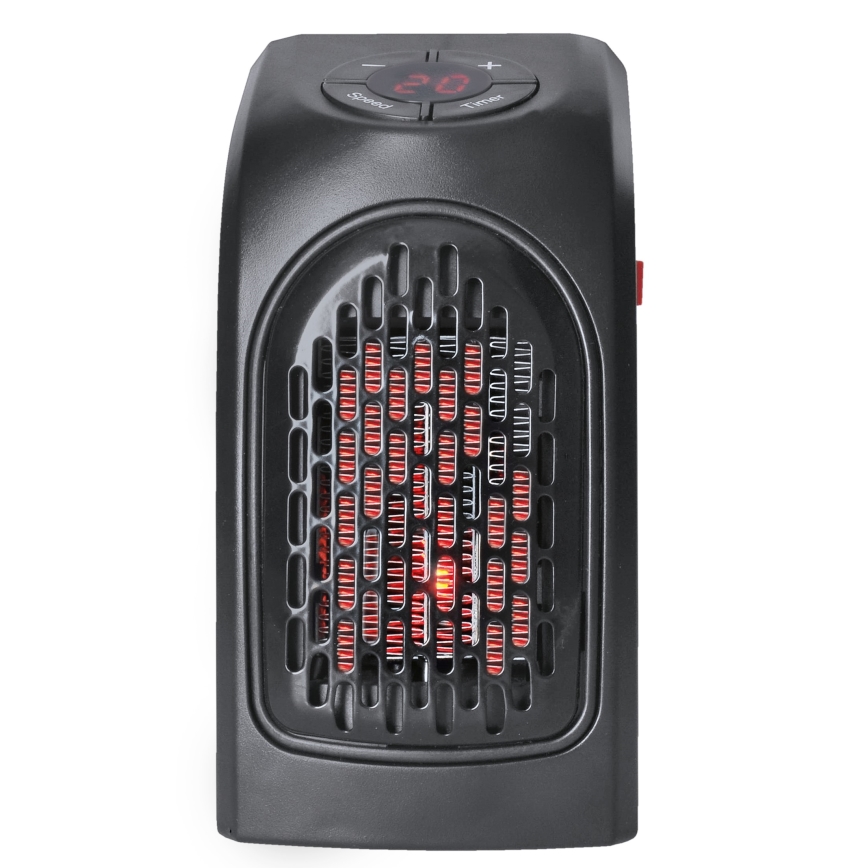 Mini ventilátor s keramickým výhrevným telesom do zásuvky 350W/230V