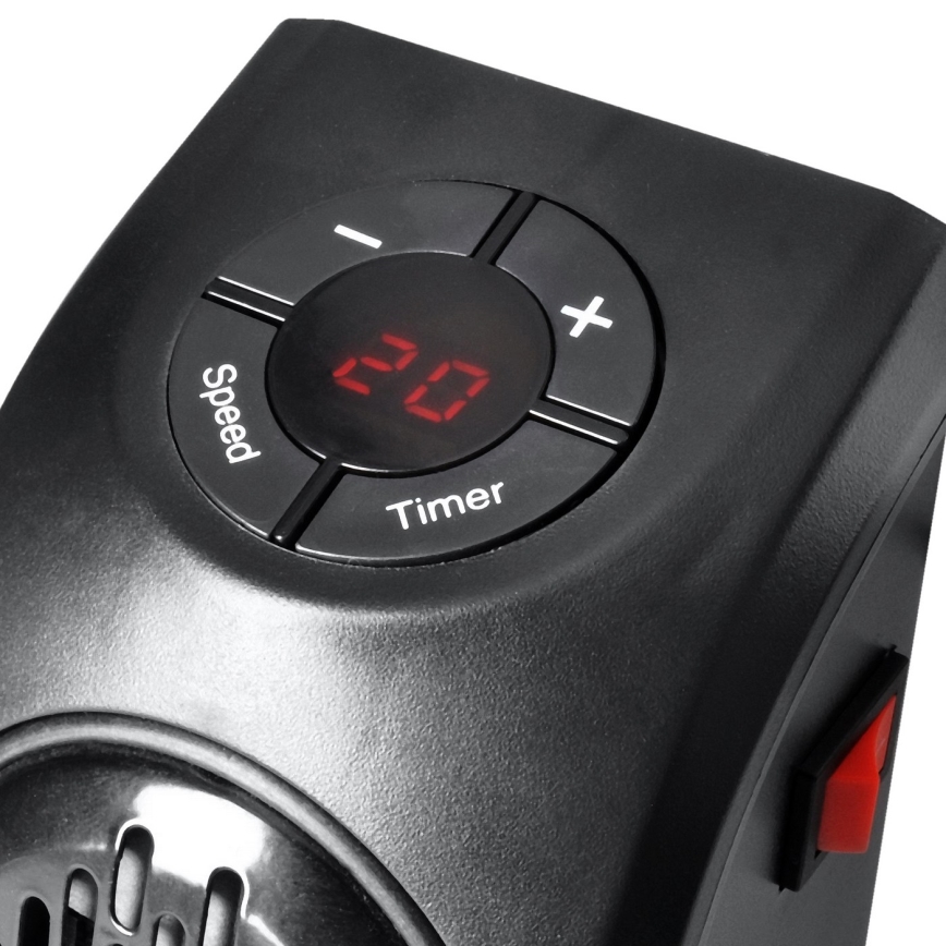 Mini ventilátor s keramickým výhrevným telesom do zásuvky 350W/230V