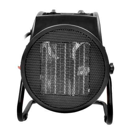Podlahový ventilátor s keramickým výhrevným telesom 3000W/230V čierna
