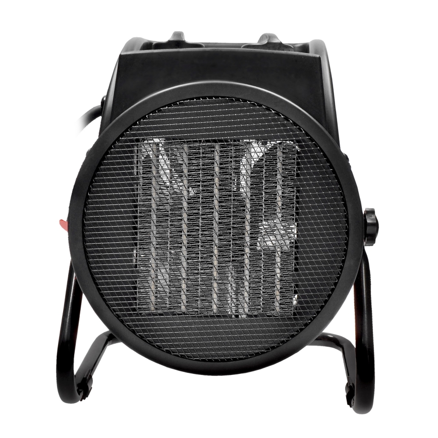 Podlahový ventilátor s keramickým výhrevným telesom 3000W/230V čierna