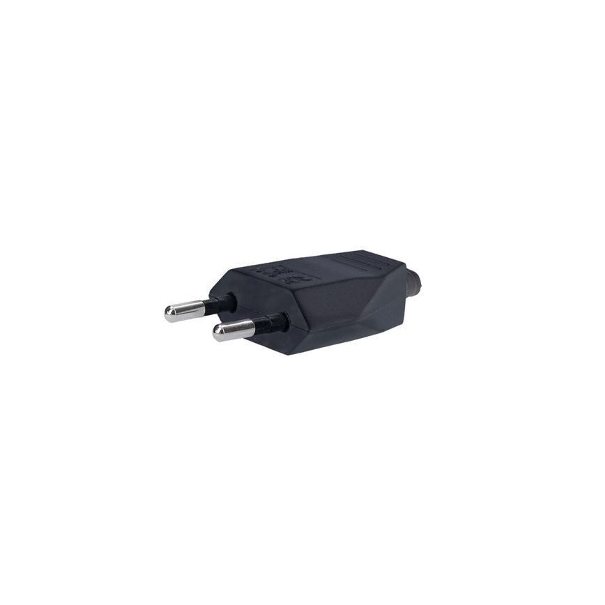 Priama zástrčka plochá 230V/2,5A