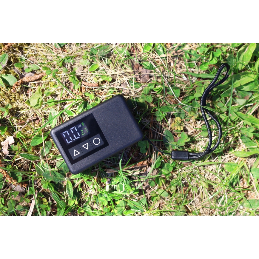 Digitálny vreckový kompresor 500 mAh 5V čierny