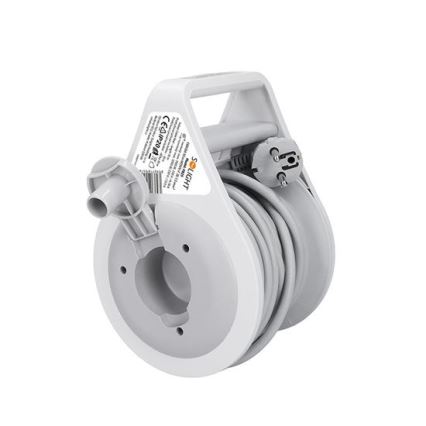 Predlžovací kábel na bubne, 3 zásuvky, 10 m