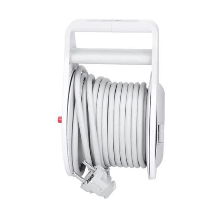 Predlžovací kábel na navijaku, 3 zásuvky, 10 m