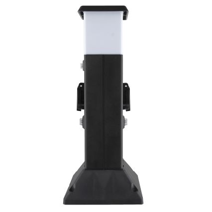 Vonkajšia lampa s 2 zásuvkami 1xE14/15W/230V IP44 čierna