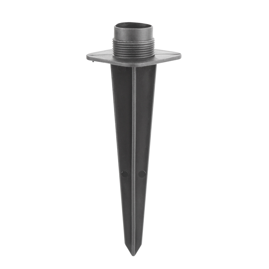 Vonkajšia lampa s 2 zásuvkami 1xE14/15W/230V IP44 čierna