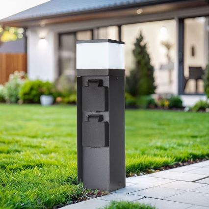 Vonkajšie svietidlo s 2 päticami, 1xG9/11W/230V, IP44, čierne