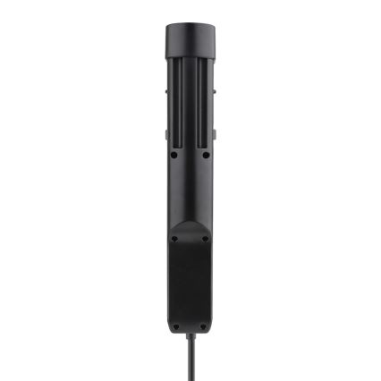 Zásuvkový stĺpik na dosku stola 3x230V + 2xUSB-C + 1xUSB-A čierna