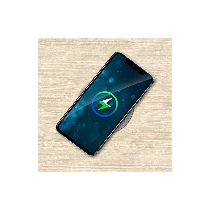 Zásuvkový stĺpik na dosku stola 3x230V + 2xUSB + bezdrôtové nabíjanie