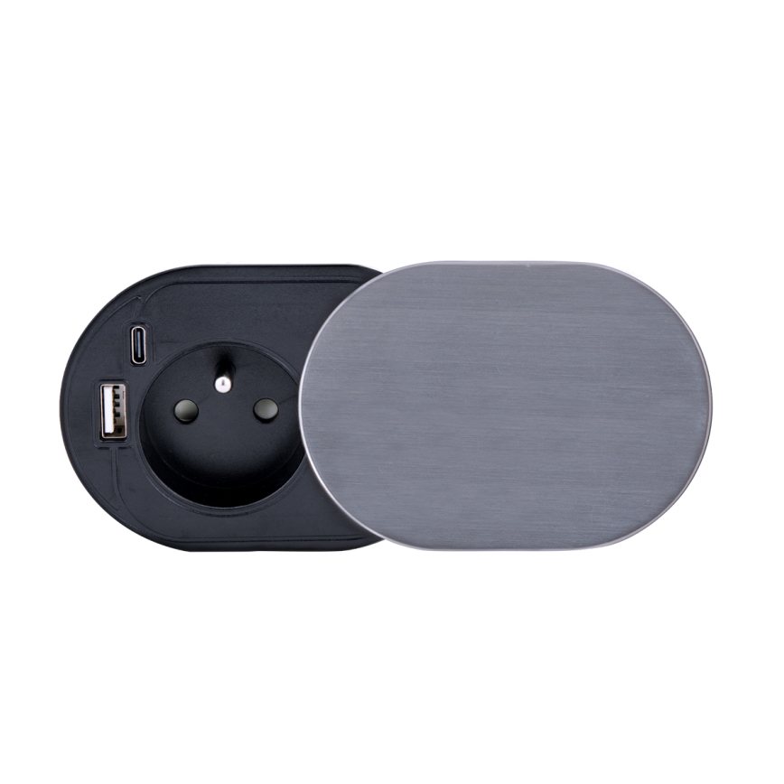 Vstavaná zásuvka 1Z + USB A+C