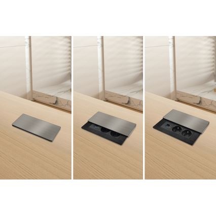 Vstavaná zásuvka 65W 2 zásuvky + USB-A + USB-C